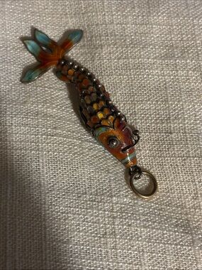 Koi fish pendant